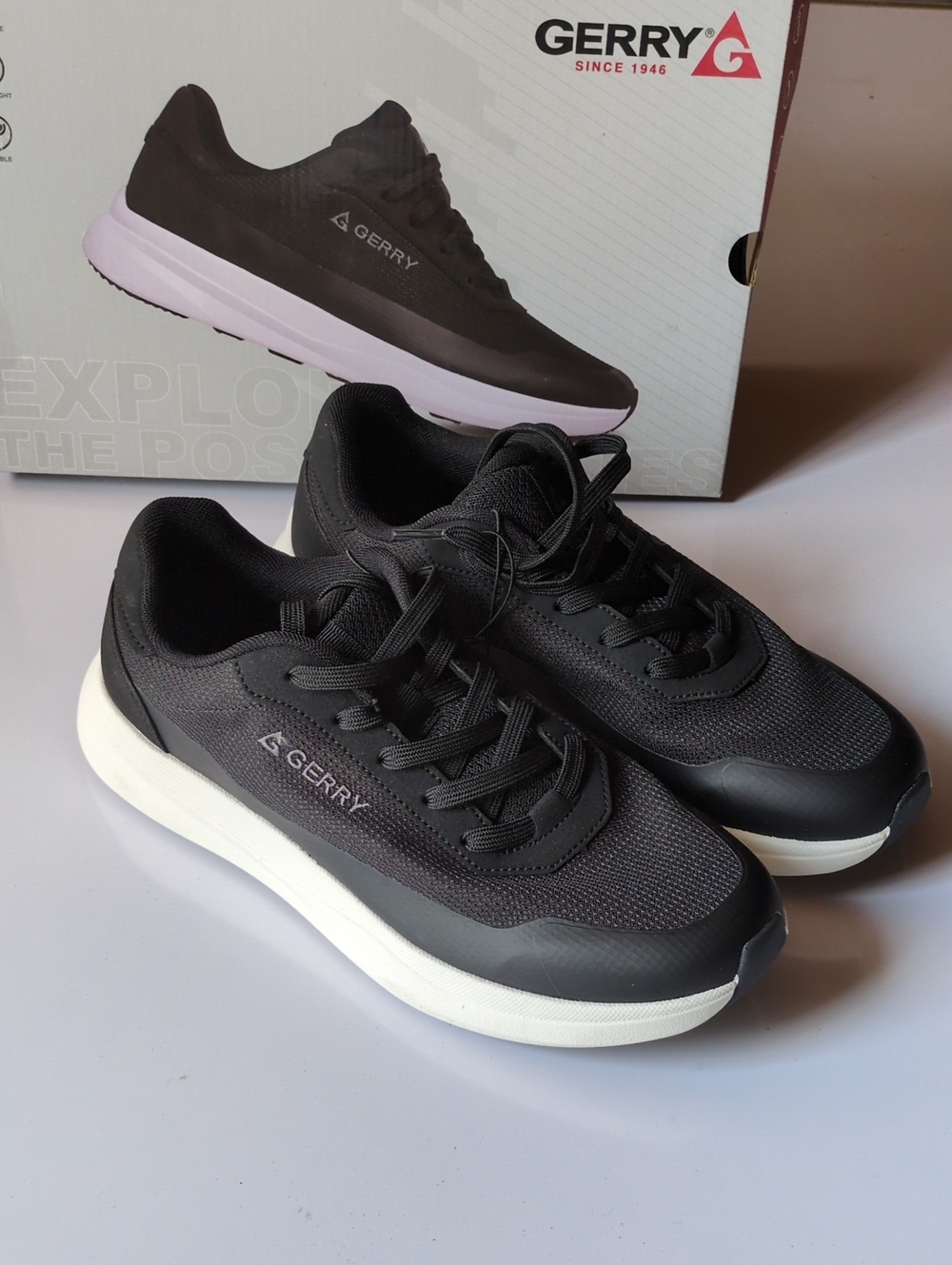 NIB Gerry Creston Athletic/Black  Casual Shoes Men’s Size 10.5 Light Weight